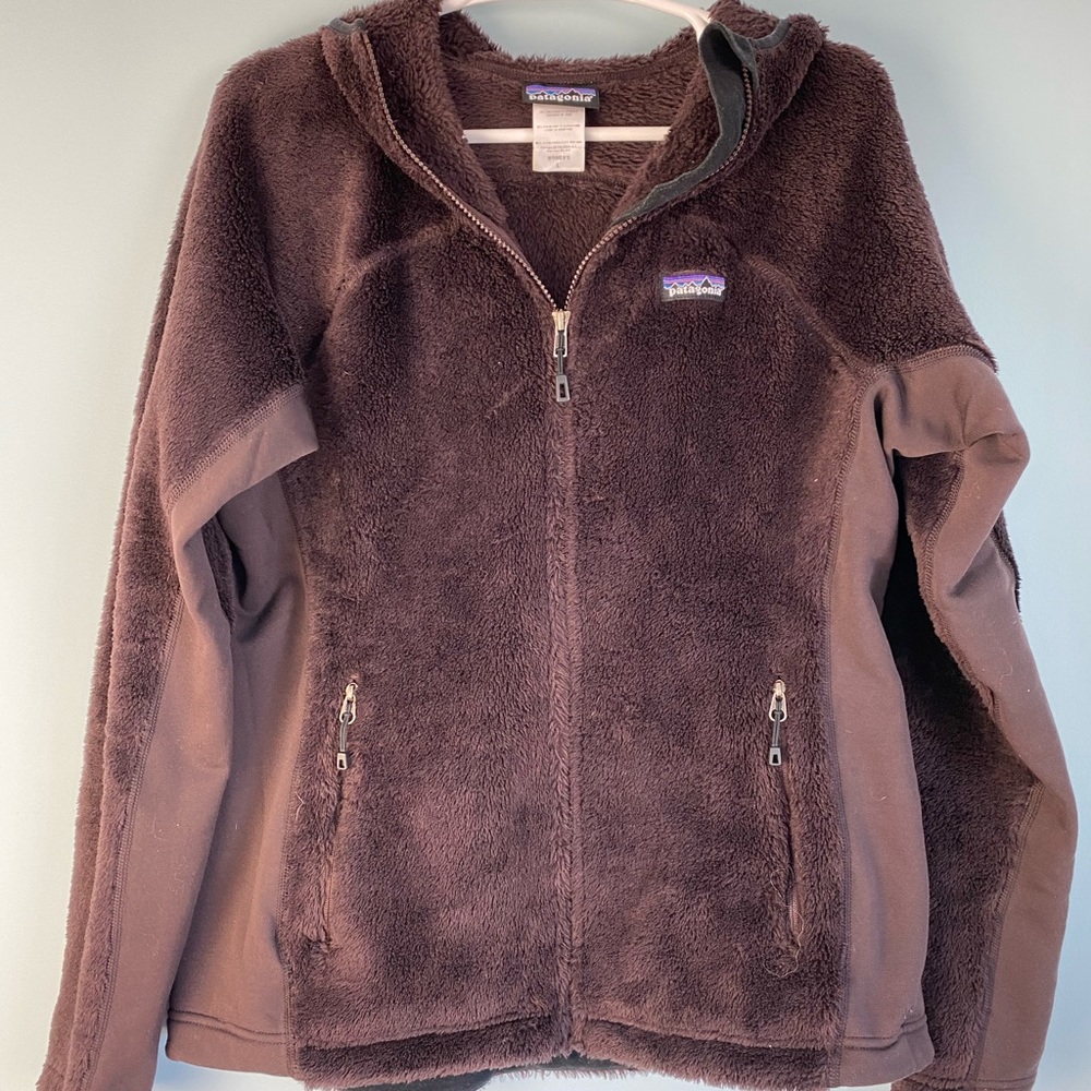 Womans Los Gatos Patagonia hoodie Large Maroon